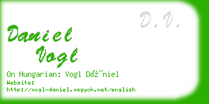 daniel vogl business card